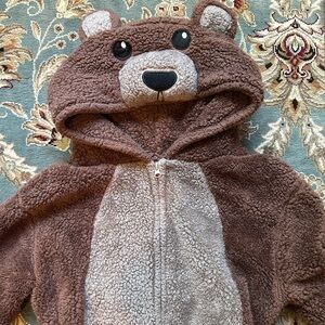 Cozy Brown Bear Onesie for Kids